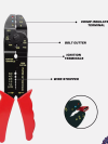 2pc Wire Strippers Set Automatic Wire Stripper & Wire Crimping Pliers Adjustable - Image 3